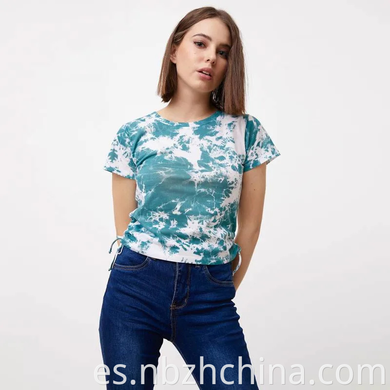 Womens Casual Tie Dye T-Shirt